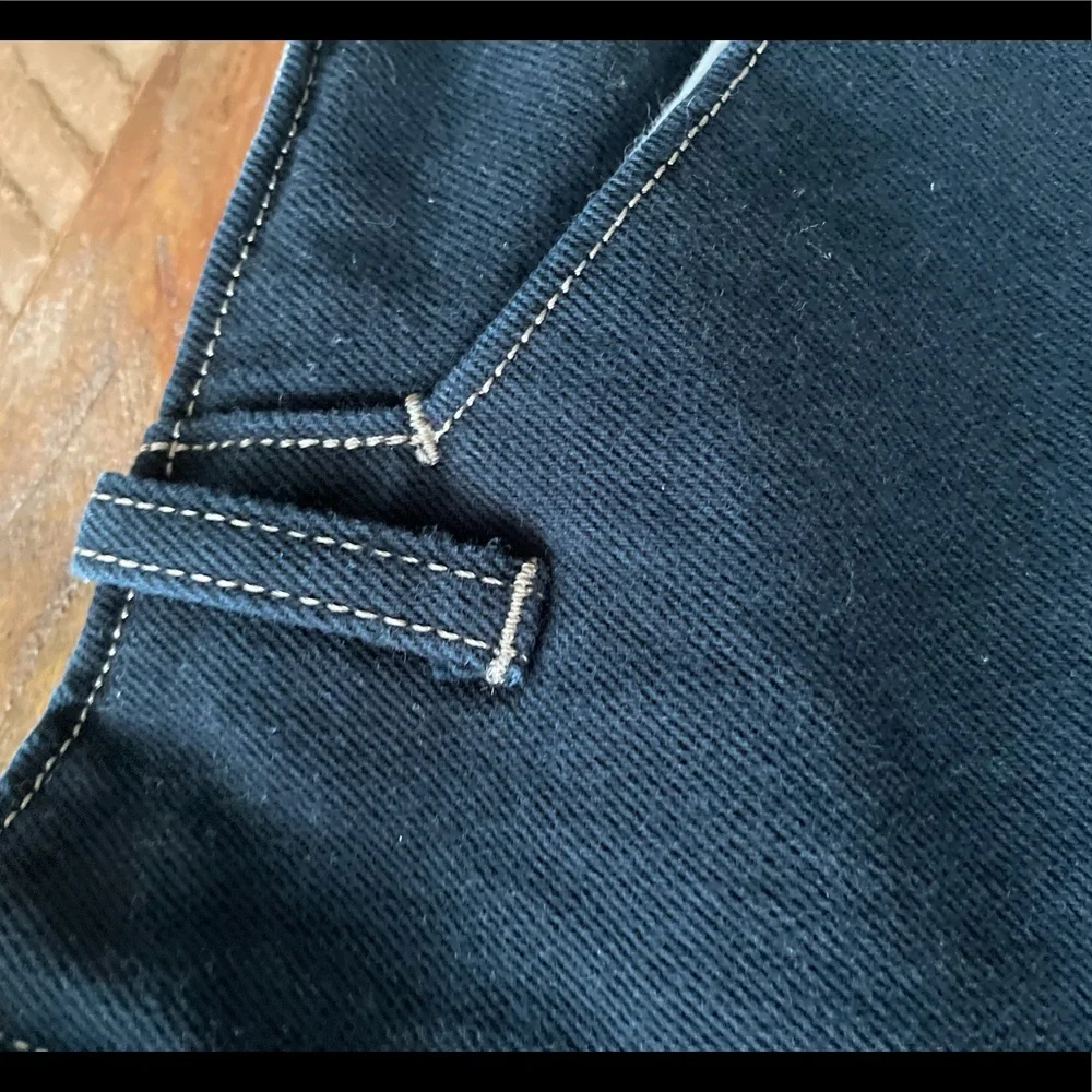 J Crew Denim Fringe Hem Shorts Indigo. - Picture 2 of 4